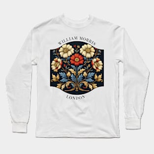 William Morris "Arts and Crafts Garden Delight" Long Sleeve T-Shirt